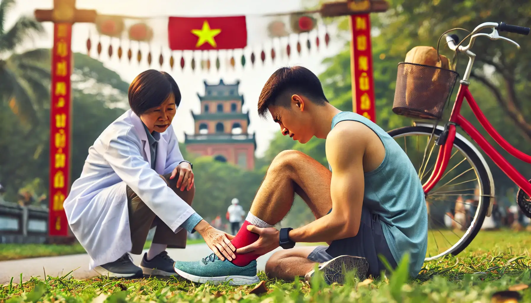 Bong gân mắt cá chân khi chạy bộ: Nguyên nhân & Phòng ngừa